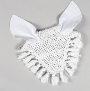 D-Tech Crocheted Cotton Ear Net White